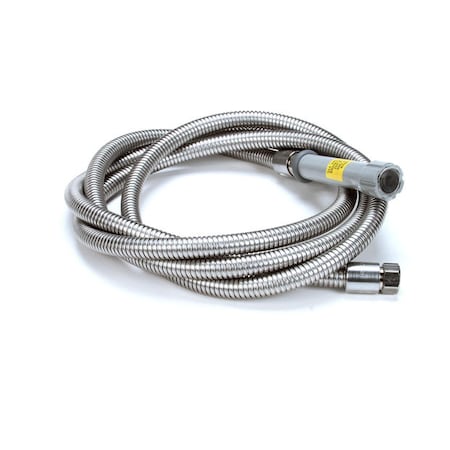 T&S Brass 120 Flex Stainless Steel Hose & Gray Handle B-0120-H